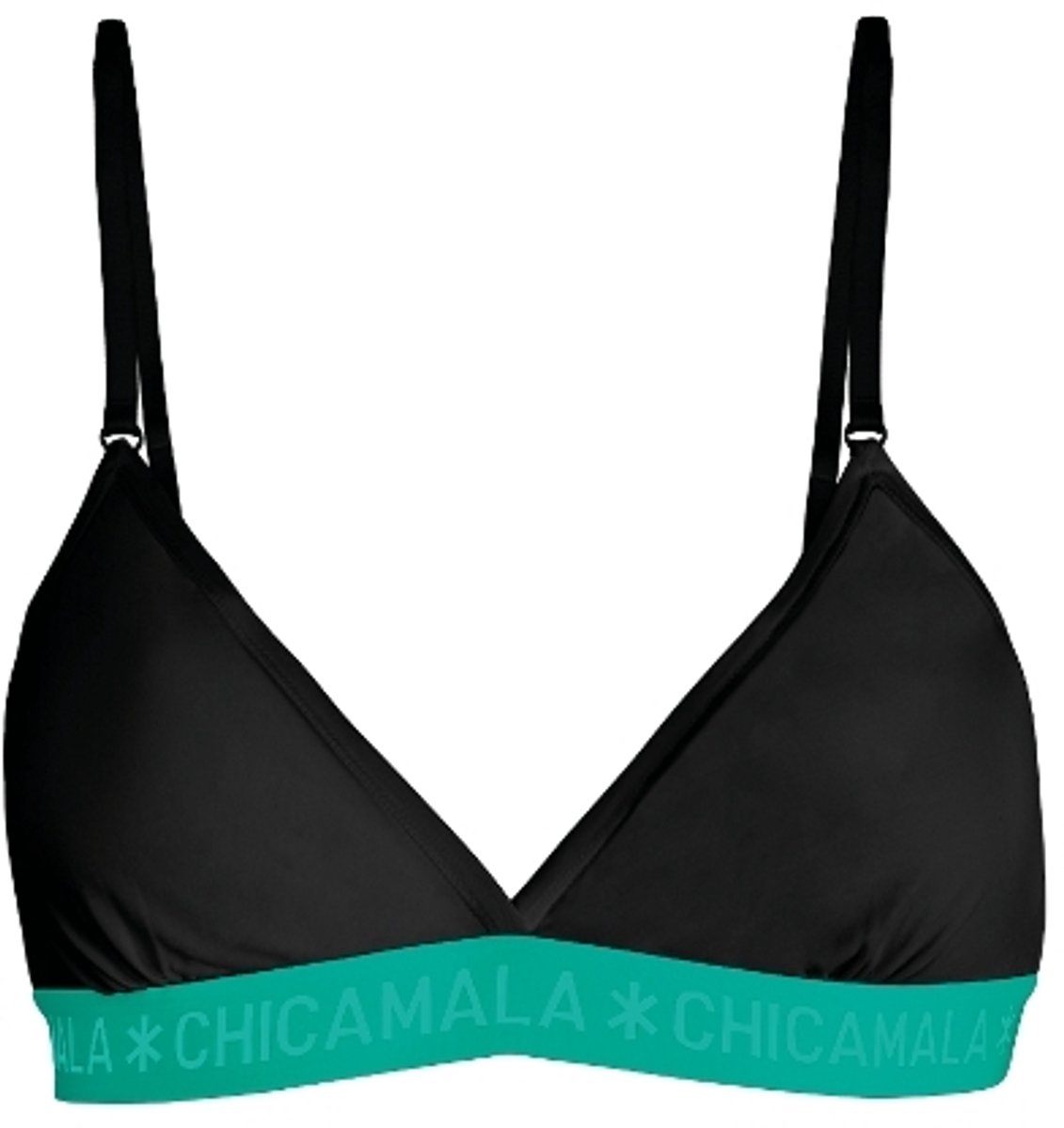 Muchachomalo Chicamala – Dames BH - Verstelbare bandjes – Dames Ondergoed – Lingerie – Dames Top – Kleding - 95% Katoen – Dames kleding Zwart
