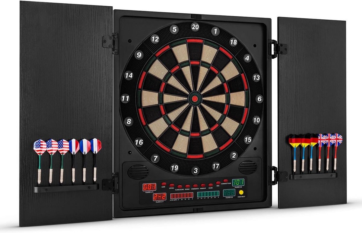 Elektronische Dartmachine voor Thuisgebruik met 18 Verschillende Spellen