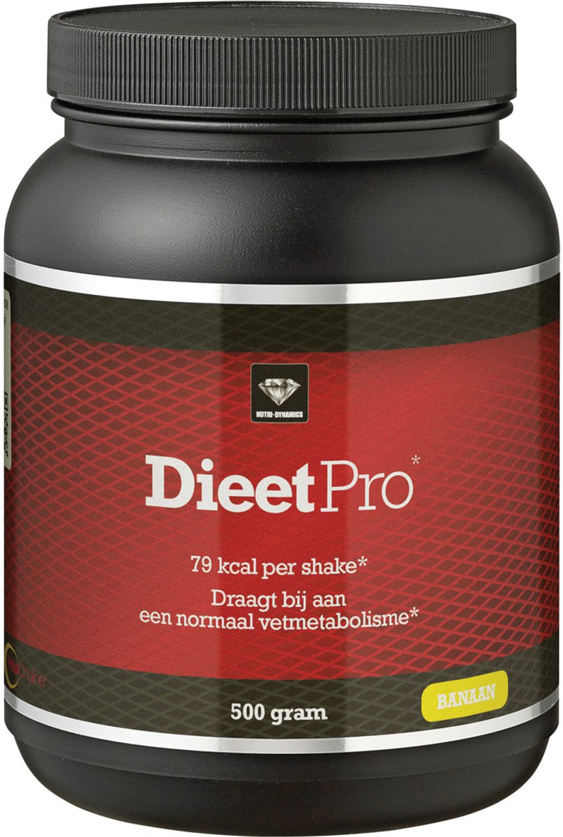 Bol.com Nutri Dynamics - Dieet Pro - Eiwitshake - Banaan - 500 gram aanbieding