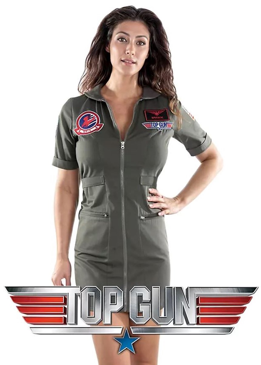 METAMORPH GmbH - Top Gun verkleedjurk voor dames - Large