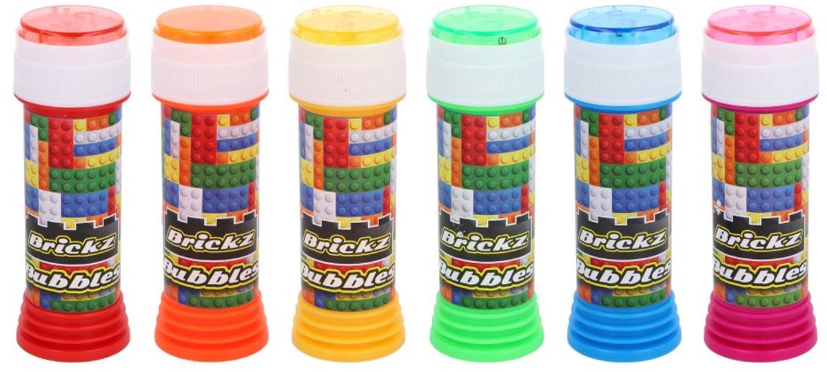 Zeepbellen met bouwsteenmotief 50ml