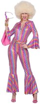 Wilbers & Wilbers - Costume Hippie - Disco de Luxe années 1970 Pink Rainbow - Femme - Rose - Taille 38 - Déguisements - Déguisements