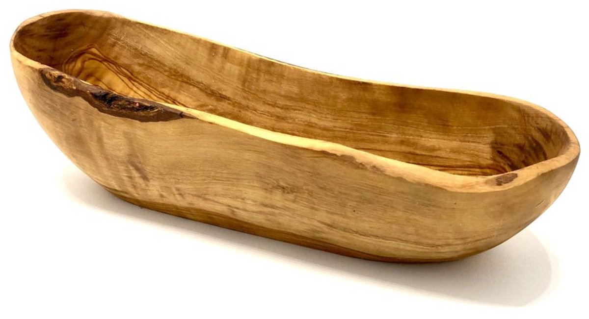 Brood en dipschalen set 3-delig olijfhout