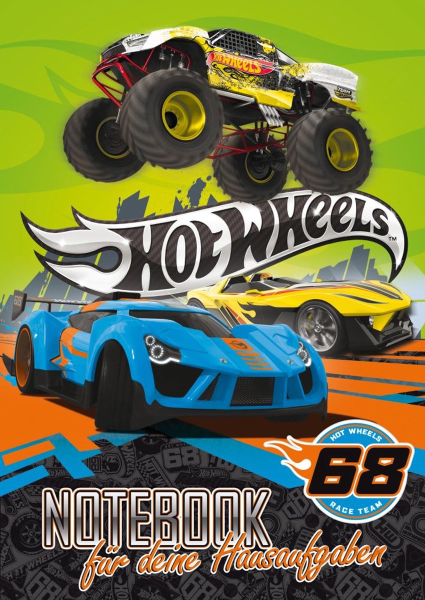 Huiswerkboek A5 - Hot Wheels