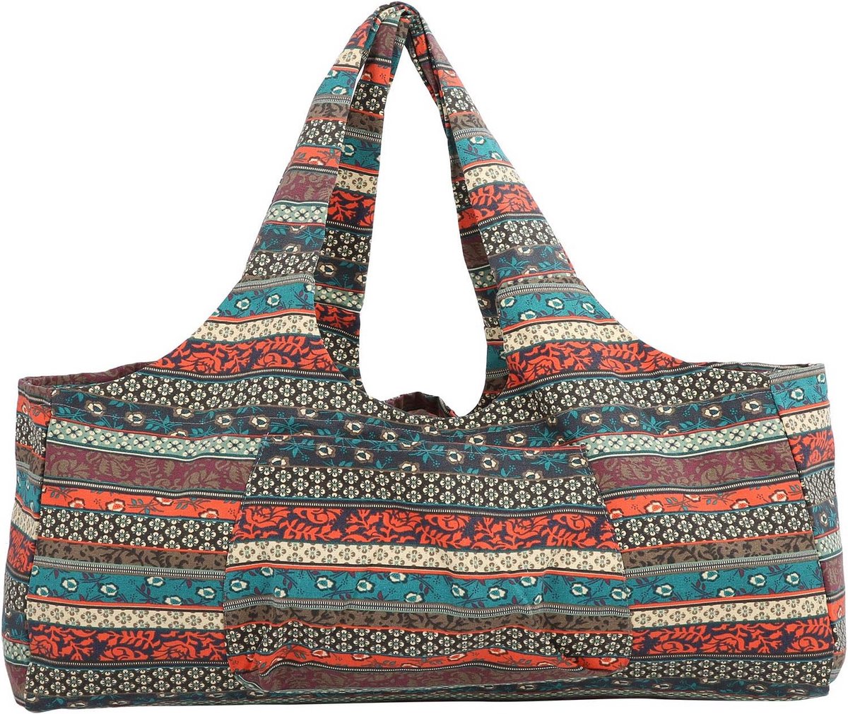 Grote Canvas Yogatas met Vakken voor Yogamat en Accessoires