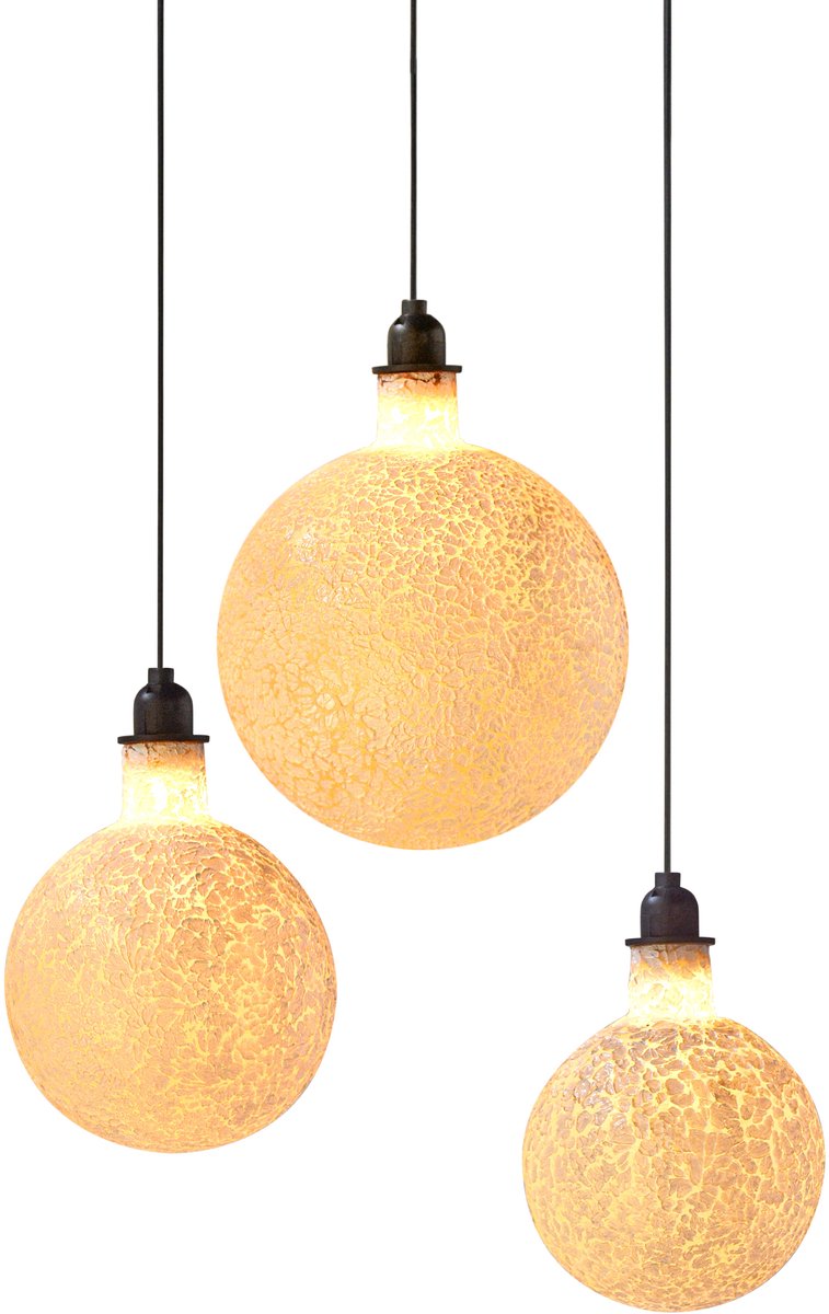 Belvivere Glass Cirebon Hanglamp - handgemaakt glaswerk uit Cirebon - Medium