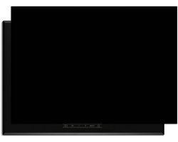 KitchenArt - Pure Black – Inductie Beschermer - 86x52 cm - Kookplaat Beschermer - Luxe Afdekplaat Inductieplaat - Anti-slip & Oprolbaar - Beschermmat Inductiekookplaat