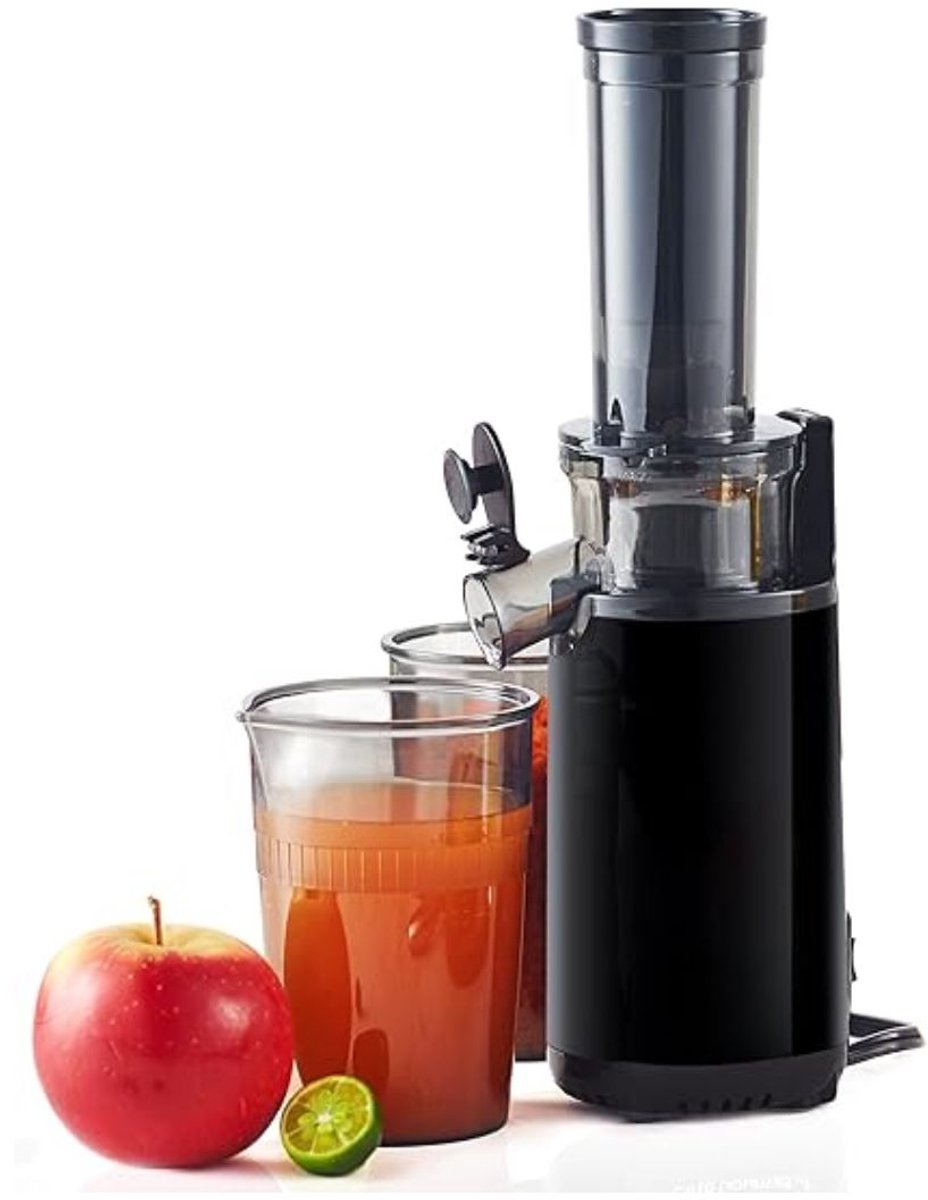 Aura® Sapcentrifuges groenten en fruit - Sapcentrifuges - Slowjuicer - Koolgrijs. - ‎9cm x 9cm x 30cm