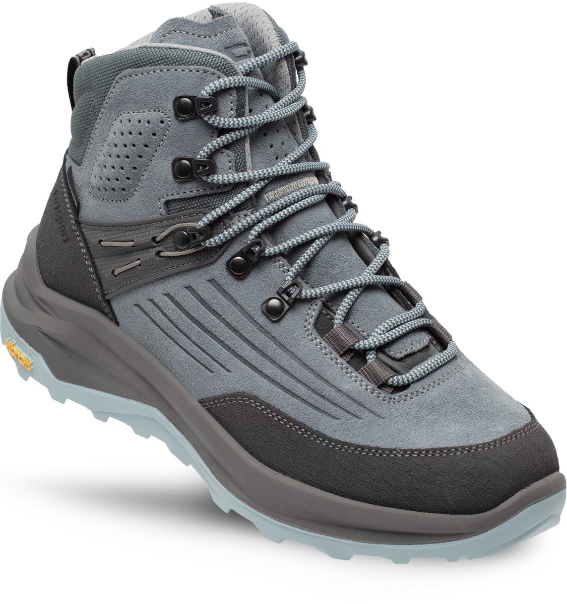 Grisport Overland Mid Dames Wandelschoenen Light Blauw