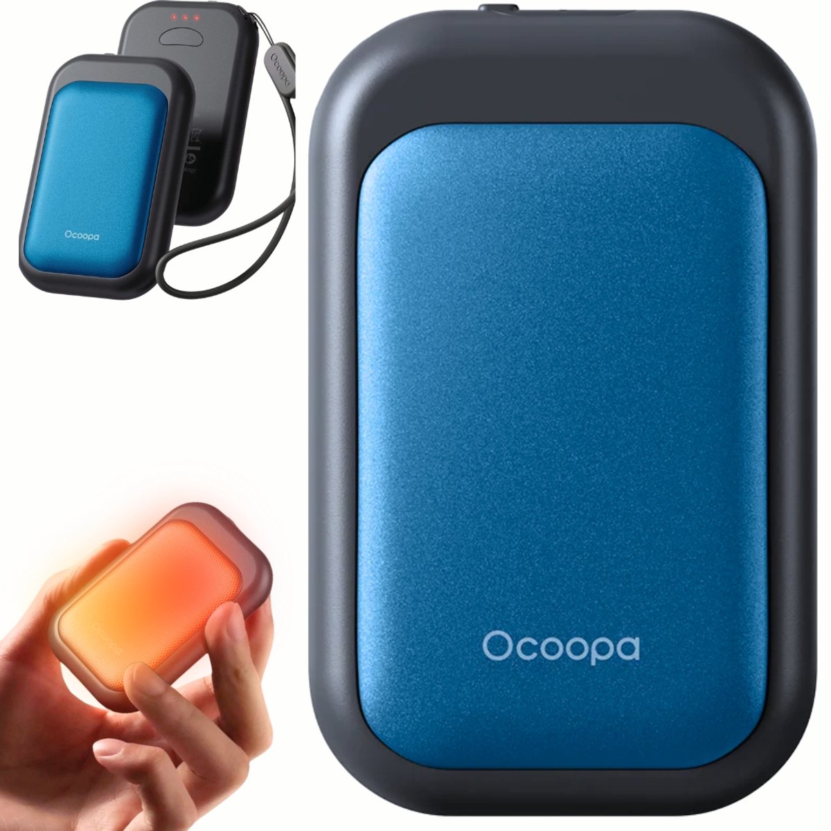 Oplaadbare Handwarmers – 2-delig Magnetisch – Oplaadbaar & Herbruikbaar – Blijft tot 14 uur warm (2x7) – Waterbestendig – USB-C – Voor Outdoor, Wintersport, Golf