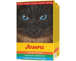 Kattenvoer Josera Multipack - Graanvrij Natvoer met Kip, Eend en Zalm - 6x70gr