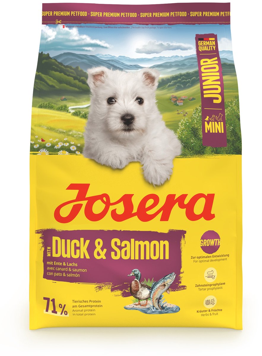Josera Josera duck / salmon - hondenvoer - mini junior - 3 kg