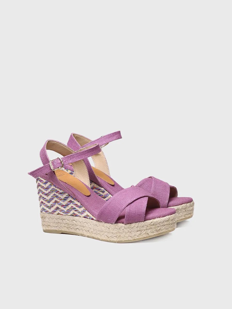 Espadrilles met sleehak | AMAIA