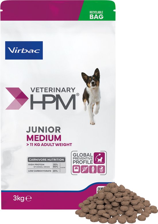 Virbac HPM Junior Dog special medium 3kg