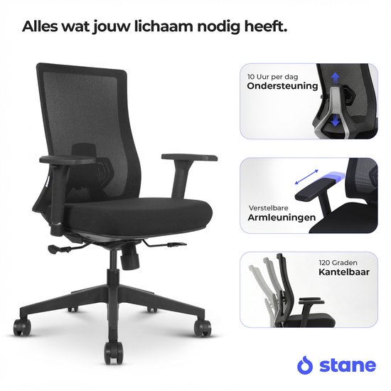 Ergonomische Bureaustoel - Office Chair - Bureaustoelen voor Volwassenen - Gamestoel - Gamingsstoel