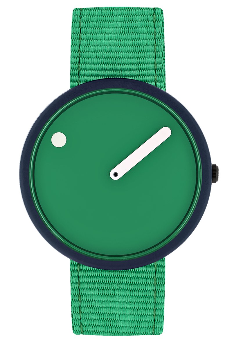Picto Ocean Ghost Nets Starboard Green Designhorloge - Groen - R44029-R025 - Herenhorloge - 40mm