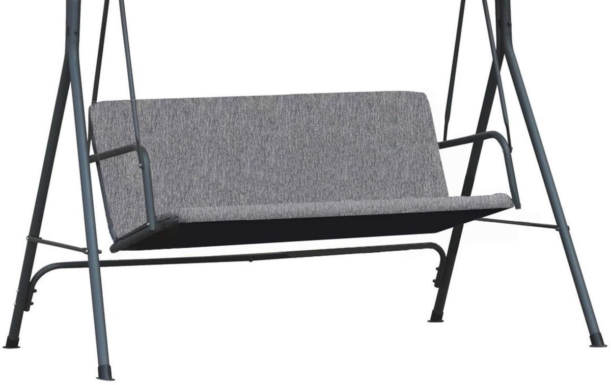 Ferocity Vervangende schommelstoelbekleding voor schommelbank - 2/3 zits - Alleen het doek - Waterafstotend - Duurzaam - 106 x 160 cm - Cordura - Vlas Flachs