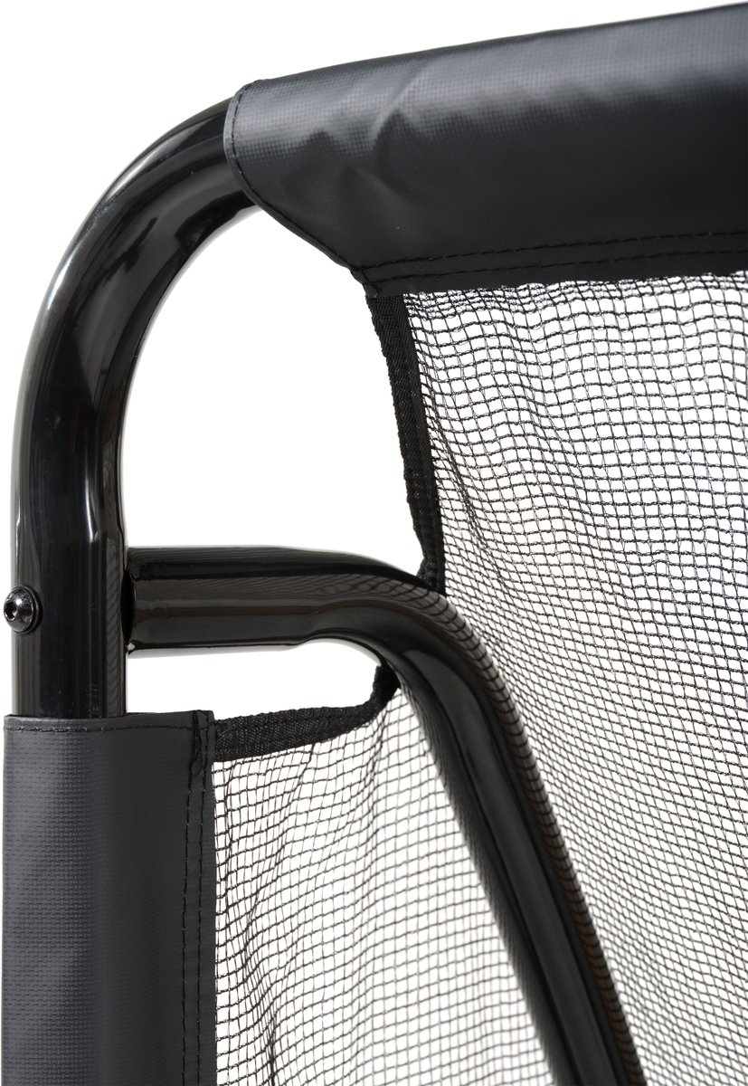 EXIT Coppa Stalen Voetbaldoel 220x170cm - Voetbal Goal - Voor Kinderen - Tuin - Zwart — afbeelding 3