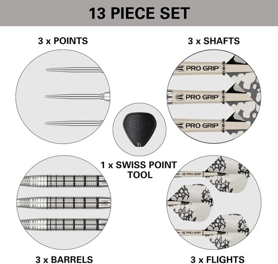 Target Exo 02 Swiss Point 90% - Dartpijlen - 24 Gram van Target — afbeelding 3