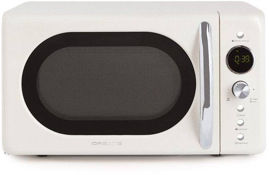 CREATE - Digitale magnetron-grill 900 W - Gebroken wit - MICROWAVE RETRO