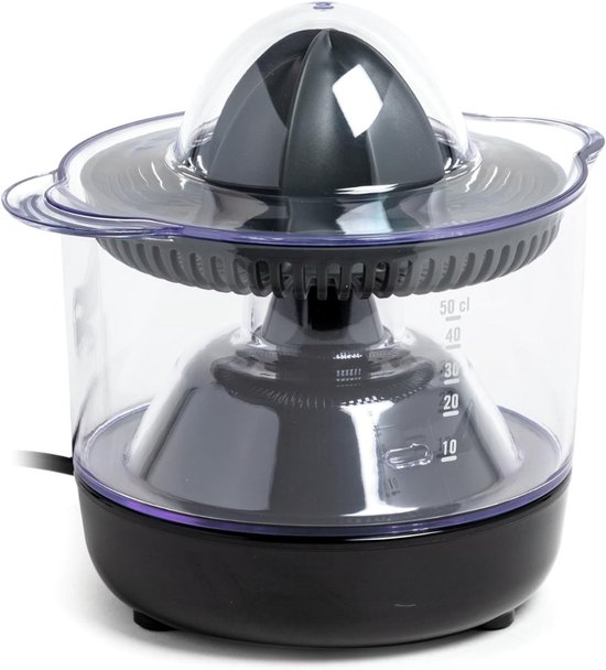 Aura® Citruspers electrisch - Citruspers - Sinaasappelpers - Zwart- 18cm x 14cm x 16cm van Aura — afbeelding 5