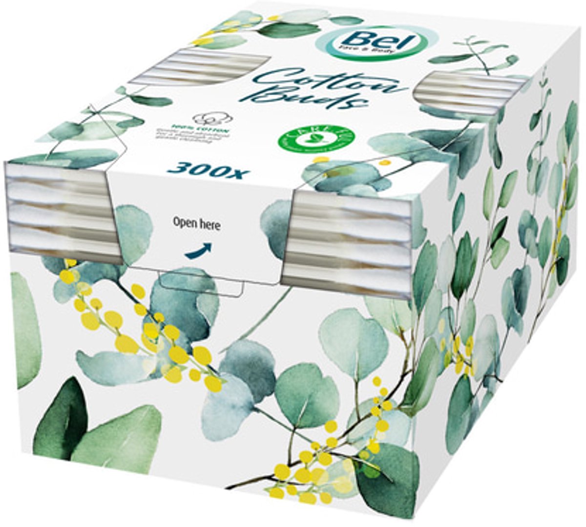 Bel Premium Bastoncillos 100 Sin Plástico 300 Piezas
