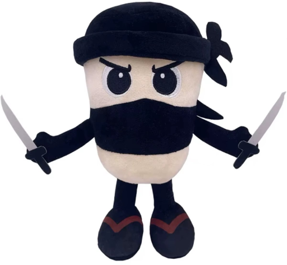 Cappuccino Assassino Italian Brainrot Pluche Knuffel 23 cm - Samurai Ninja Koffiebeker