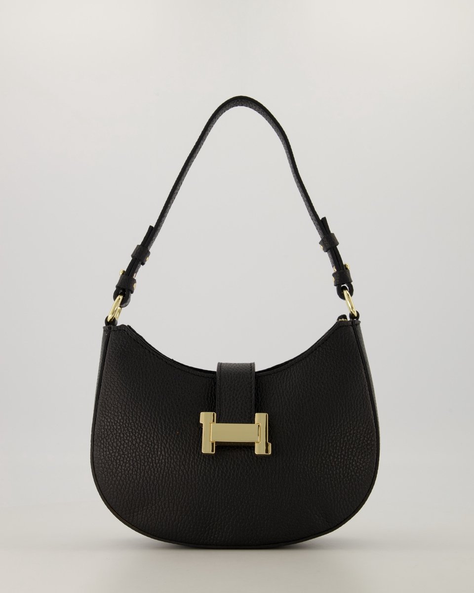 Tas- zwart- crossbody-leer- nieuw -trendy