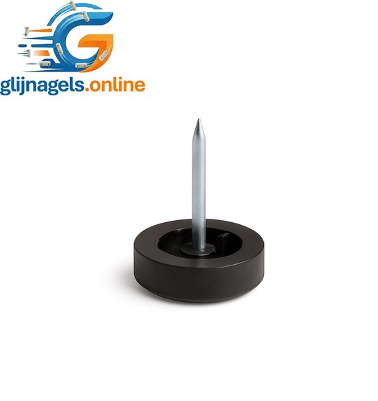 16 stuks Teflon meubelglijders rond 50 mm - 5 mm dik incl. schroef 3,5 mm x 20 mm / PTFE coating / teflon glijders / meubelglijders / stoelglijders