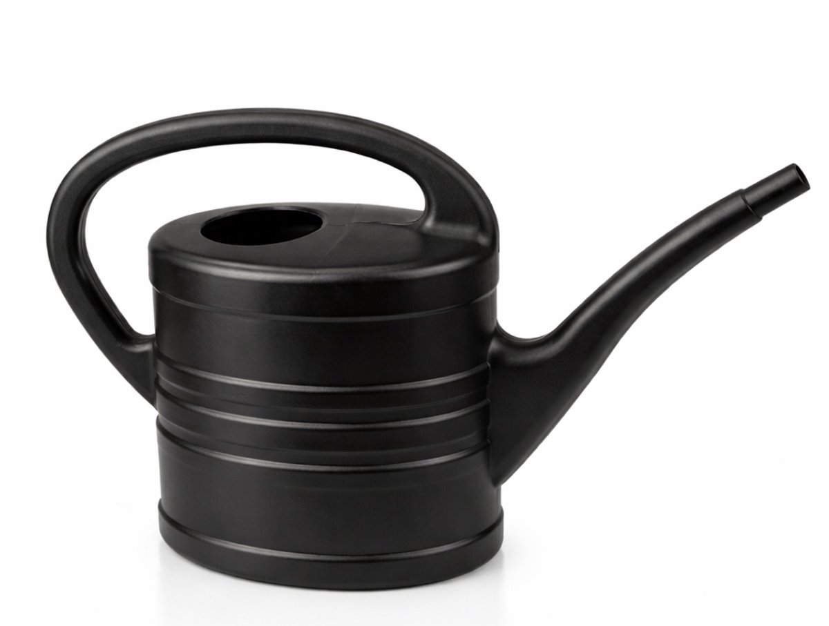 Mini Gieter effen design - Zwart - Kunststof - 2 Liter - Planten - Water - Watergeven - Plantengieter - Gieter