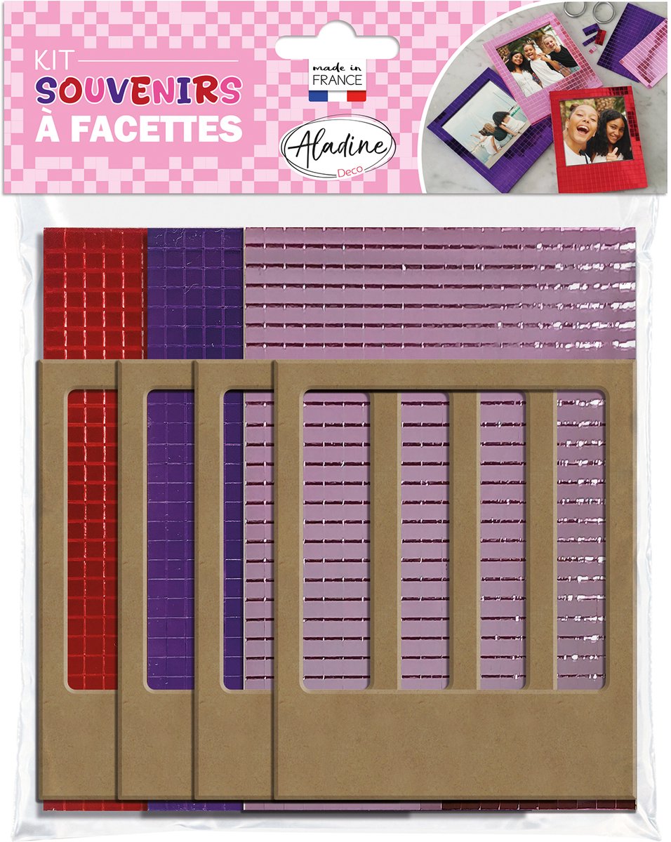 Aladine Set Fotolijstje Decoreren Facetten Girly