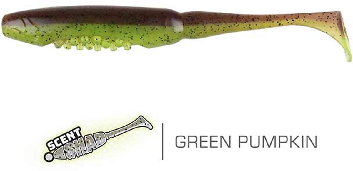 Fox Rage Scent Shad Green Pumpkin 9cm Green Pumpkin