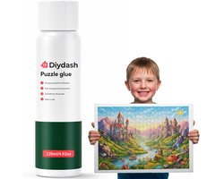 Diydash Legpuzzellijm - 120ML - Puzzel accessoires - Voor kinderen & volwassenen - Hobbylijm - Veilig
