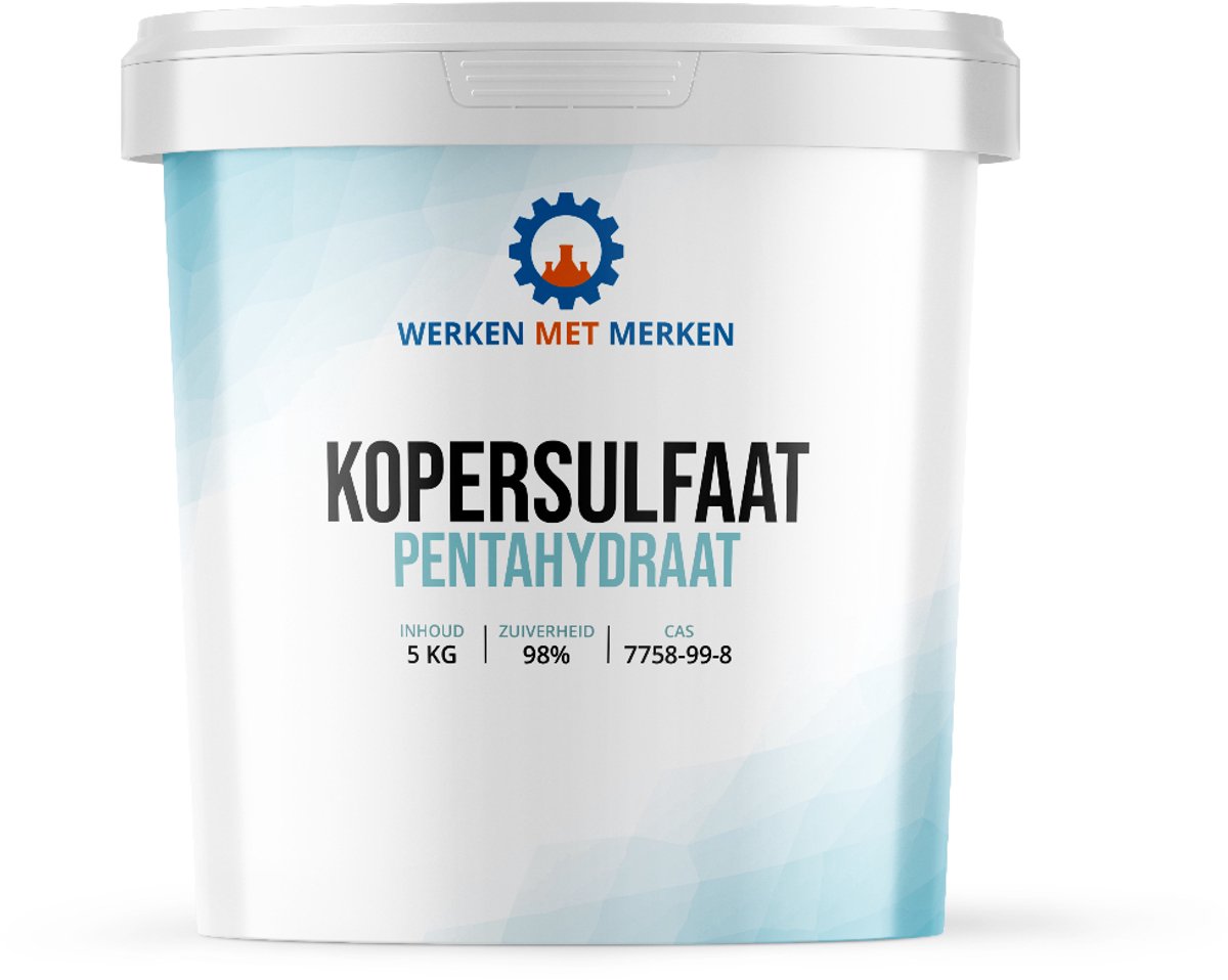 Kopersulfaat Pentahydraat - Blauwe kristallen - 5 KG