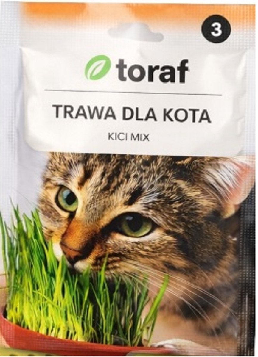Navulset kattengraszaadjes 5 x 30 gram | Haver/Gerst/Tarwe mix voor diverse smaken/structuren | Uitstekende kiemkracht
