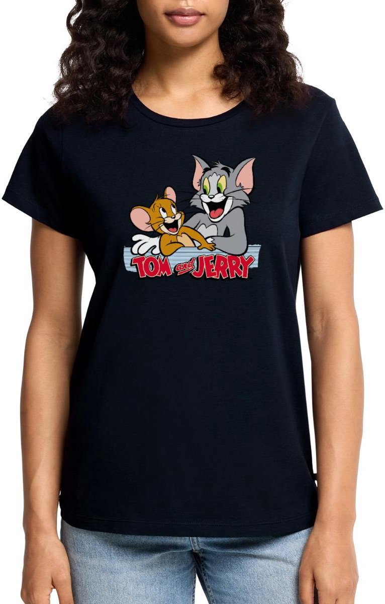 Tom En Jerry Vrienden Premium T Shirt Dames