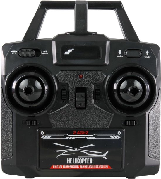 SCH® RC Helicopter - RC - Rood - 32cm x 5cm x 11cm