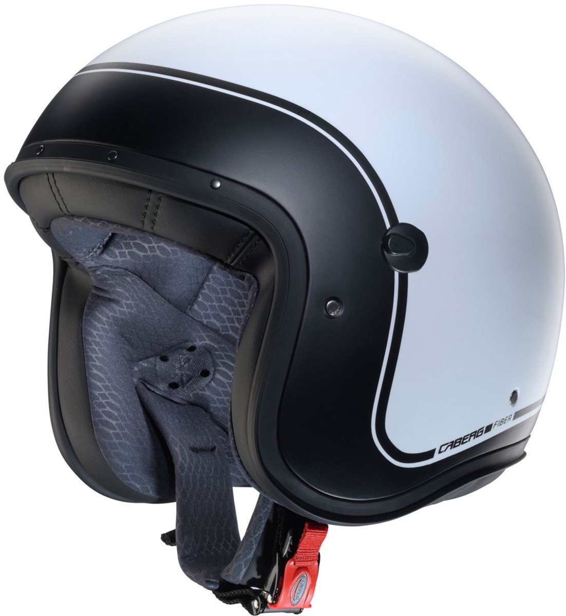 Caberg Freeride X Imola Mat Wit Zwart Jethelm - Helm