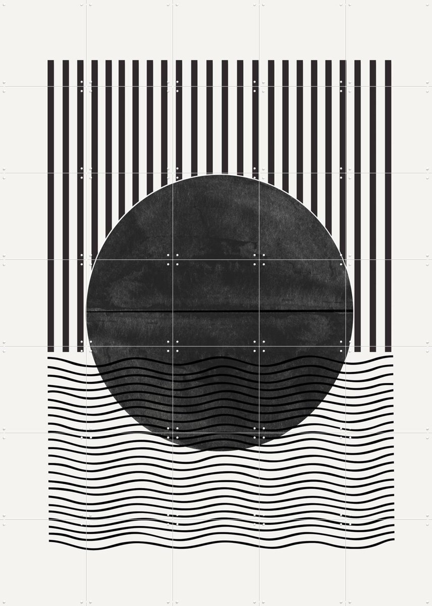 IXXI BaB No.2, The Miuus Studio & Various - 100 x 140 cm - Gratis ophangtool - Grote wanddecoratie en posters - Illustraties, Strepen, Abstract