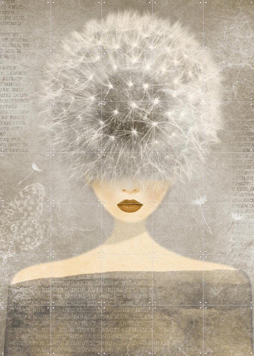 IXXI Summer Coupe, Mirjam Duizendstra - 100 x 140 cm - Gratis ophangtool - Grote wanddecoratie en posters - Illustraties, Digitale Kunst, Grafisch