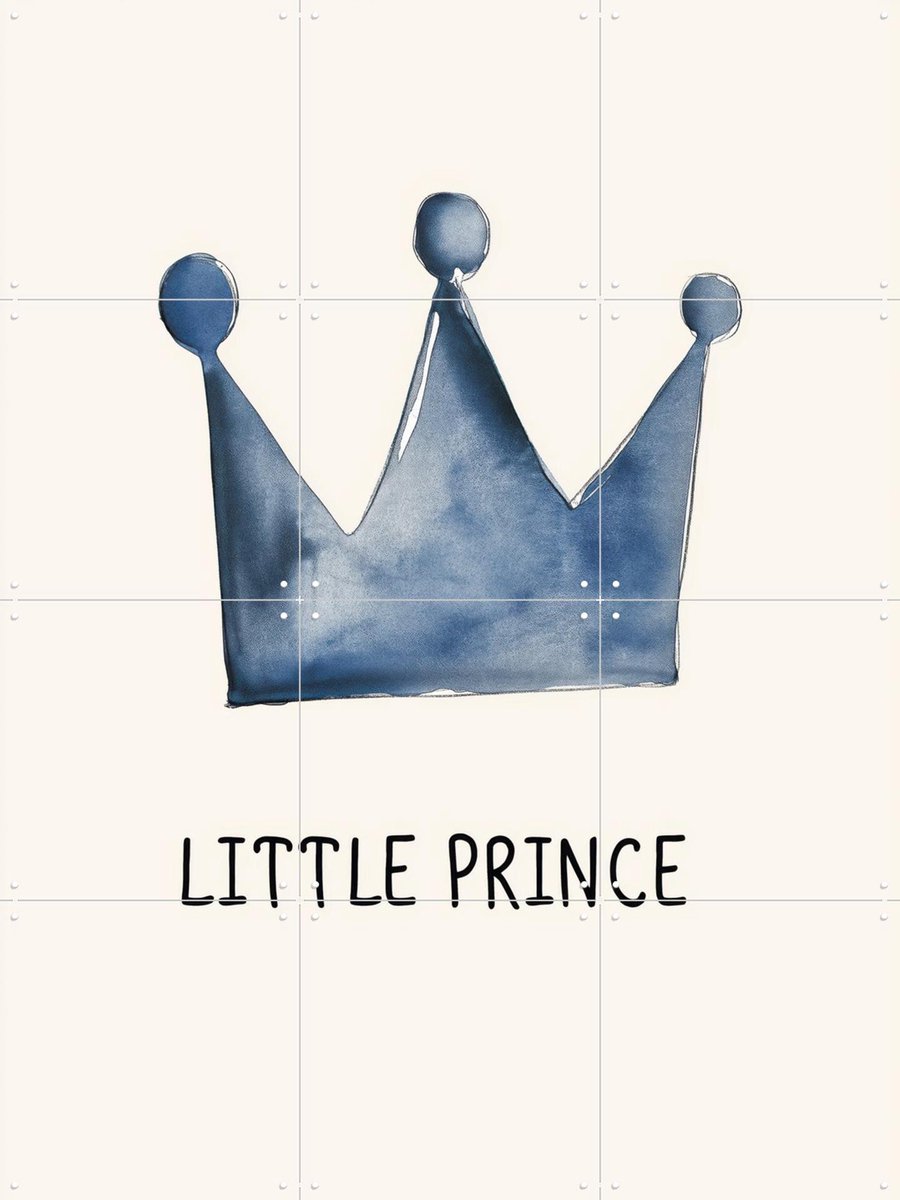 IXXI Little prince, Treechild & Various - 60 x 80 cm - Gratis ophangtool - Grote wanddecoratie en posters - Minimalisme, Fantasierijk, Aquarel