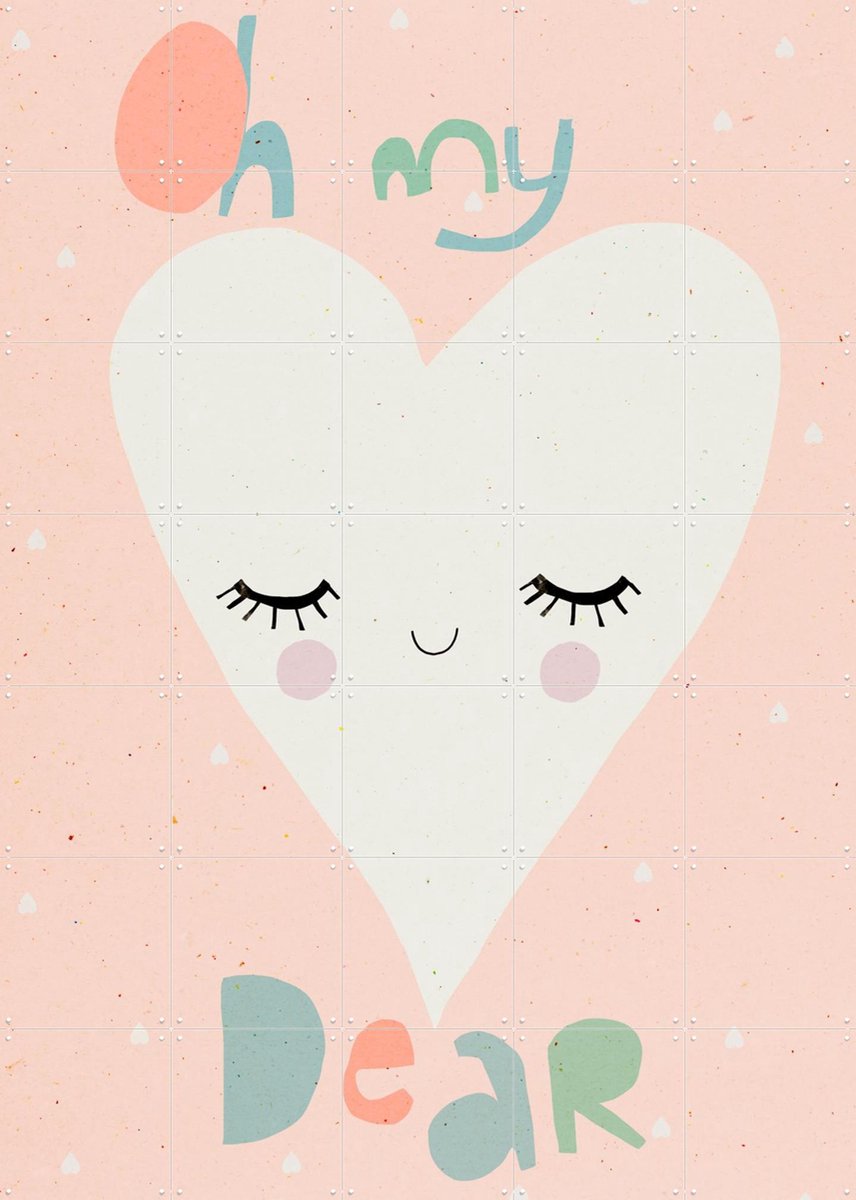 IXXI Oh My Dear, Treechild & Various - 100 x 140 cm - Gratis ophangtool - Grote wanddecoratie en posters Kinderkamer, Babykamer, Kinderen, Baby