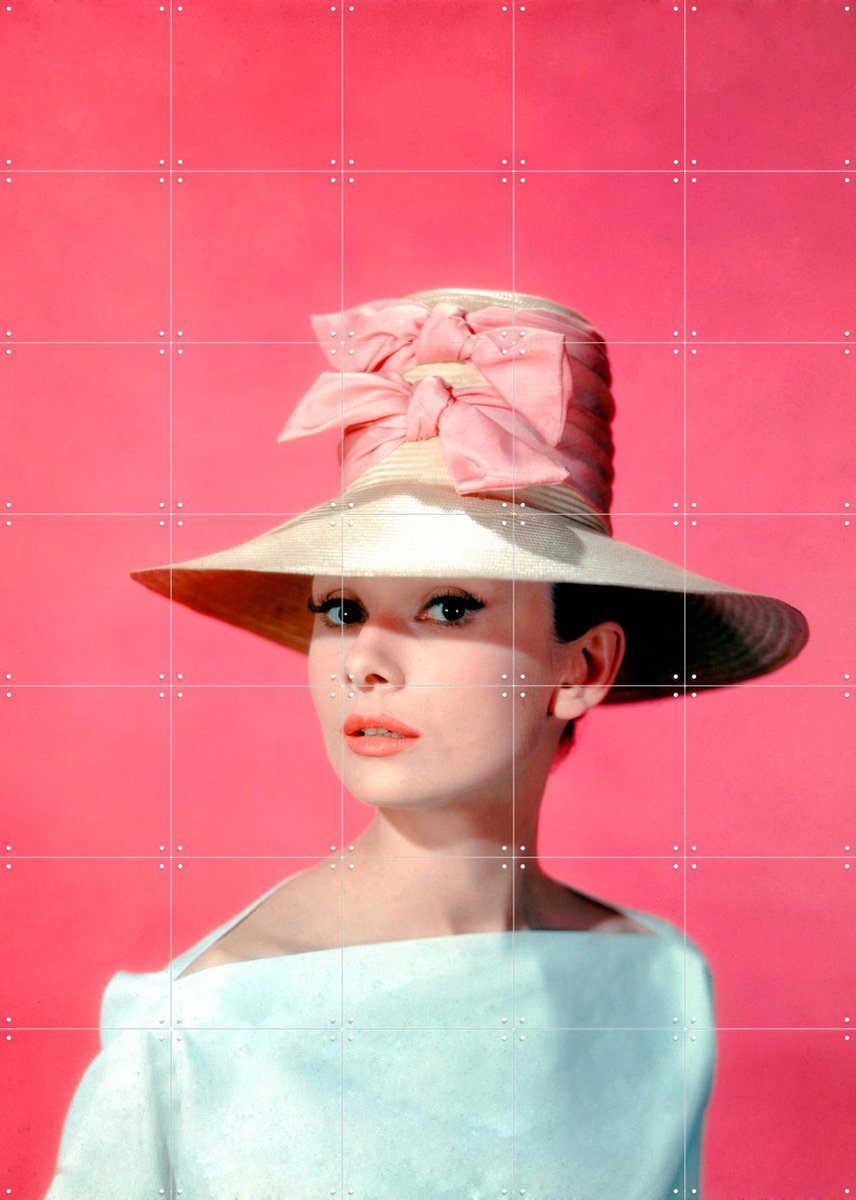 IXXI Audrey Hepburn Funny Face, Stanley Donen & Bridgeman Images - 100 x 140 cm - Gratis ophangtool - Grote wanddecoratie en posters - Fotografie
