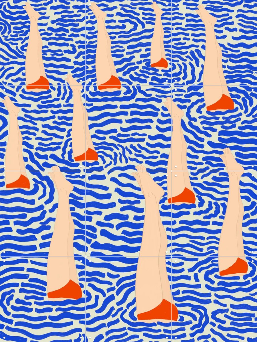 IXXI BaApistas, Jota de Jai & Various - 60 x 80 cm - Gratis ophangtool - Grote wanddecoratie en posters - Illustraties, Digitale Kunst, Kleurrijk