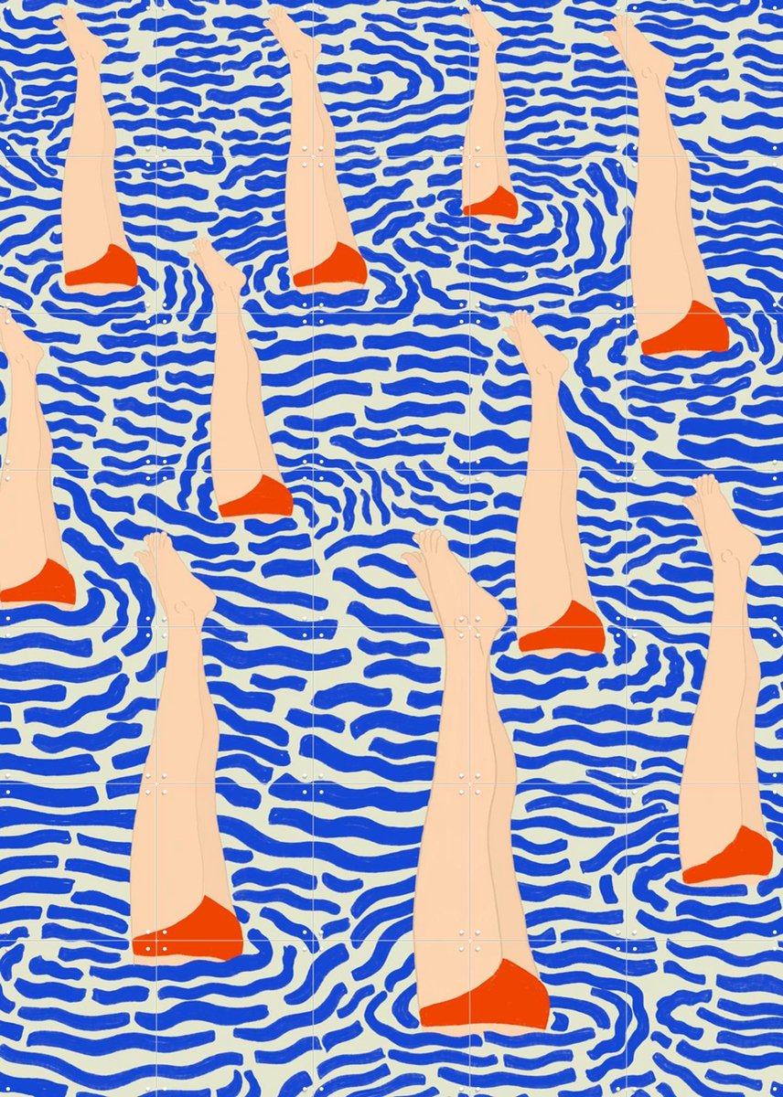 IXXI BaApistas, Jota de Jai & Various - 100 x 140 cm - Gratis ophangtool - Grote wanddecoratie en posters - Illustraties, Digitale Kunst, Kleurrijk