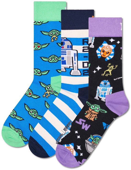 Happy Socks unisex giftbox 3P sokken star wars multi II (Star Wars)