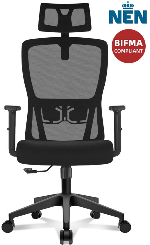 Durrafy® Ergonomische Bureaustoel - Office Chair - Bol
