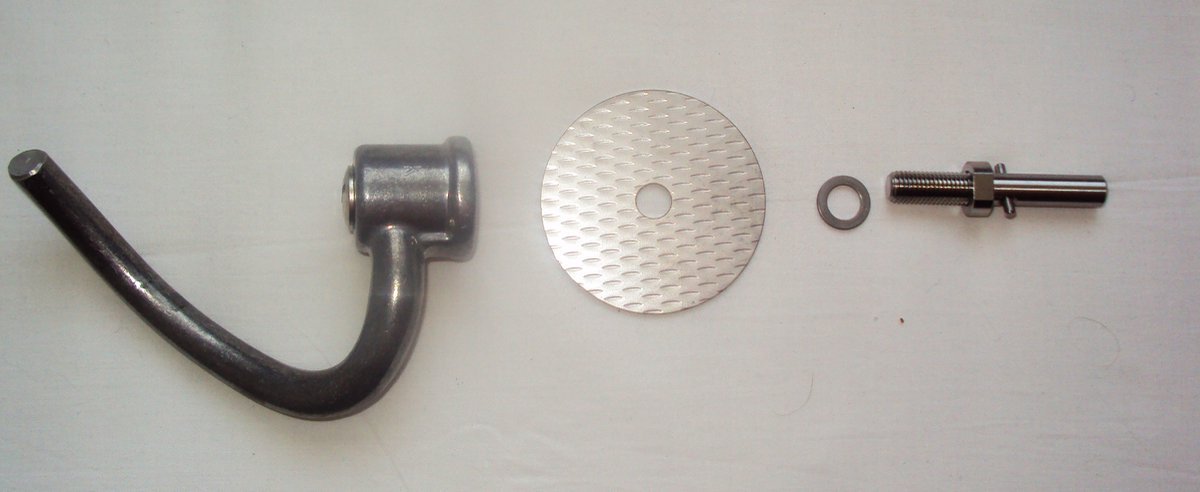 JP3 set spiraalkneedhaak voor Kenwood Chef, Kenwood kMIx, de Longhi DSM5.