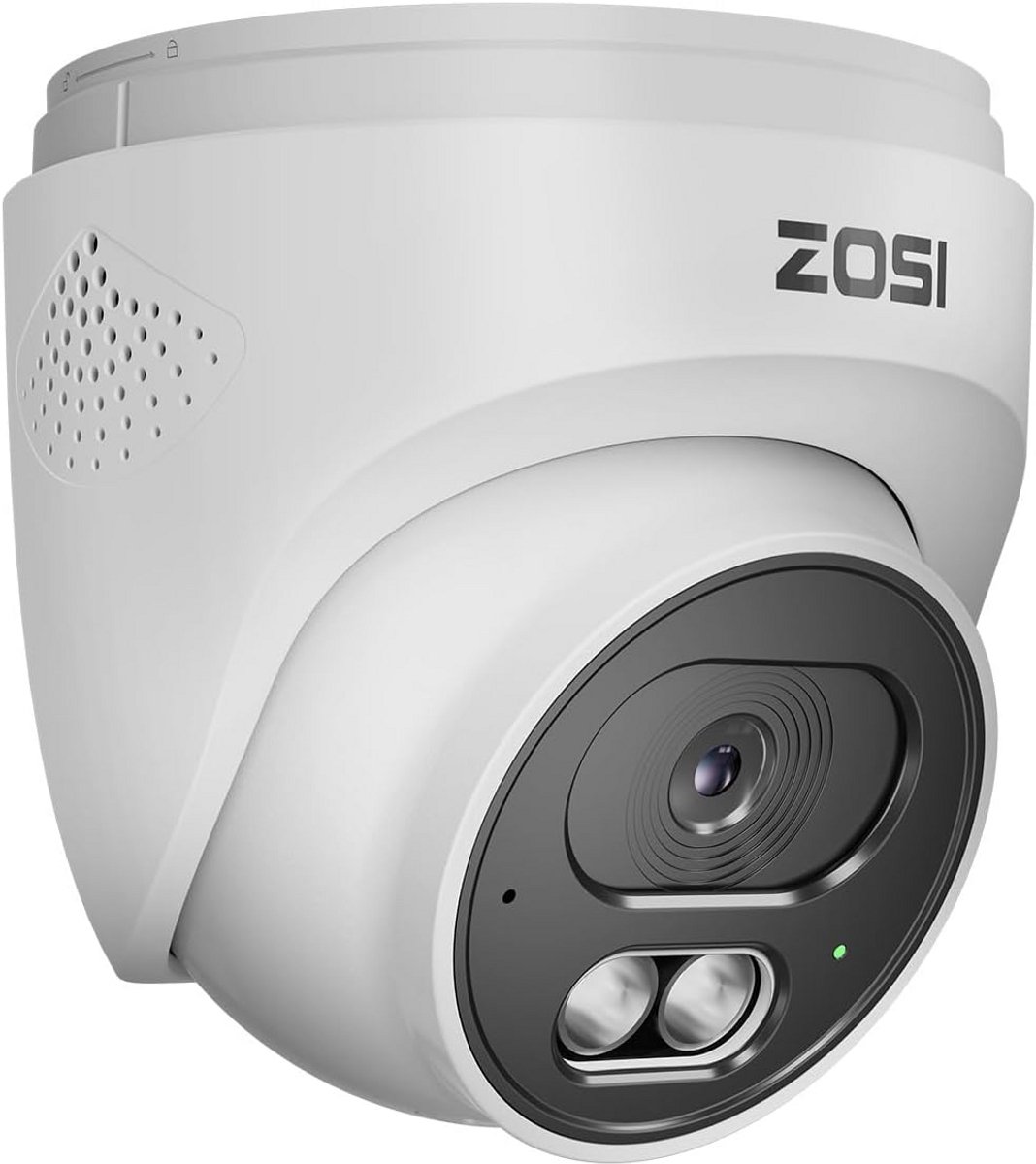 4MP PoE Bewakingscamera Buiten - 2.5K HD Beveiliging met Nachtzicht en AI Detectie