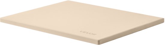 VEVOR Pizzasteen Baksteen 508 X 355 mm, Rechthoekige Cordieriet Pizzasteen, Extra Grote Steenplaat met Schraper & Schep, 1,5 cm Dik, Hittebestendig, voor Keuken Oven Brood Bakken Pizza Bakken